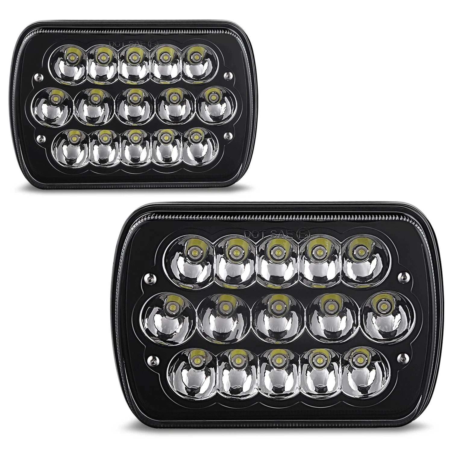 Set of 2 LED Headlights for Ford Econoline Van (1985–2014) H6054