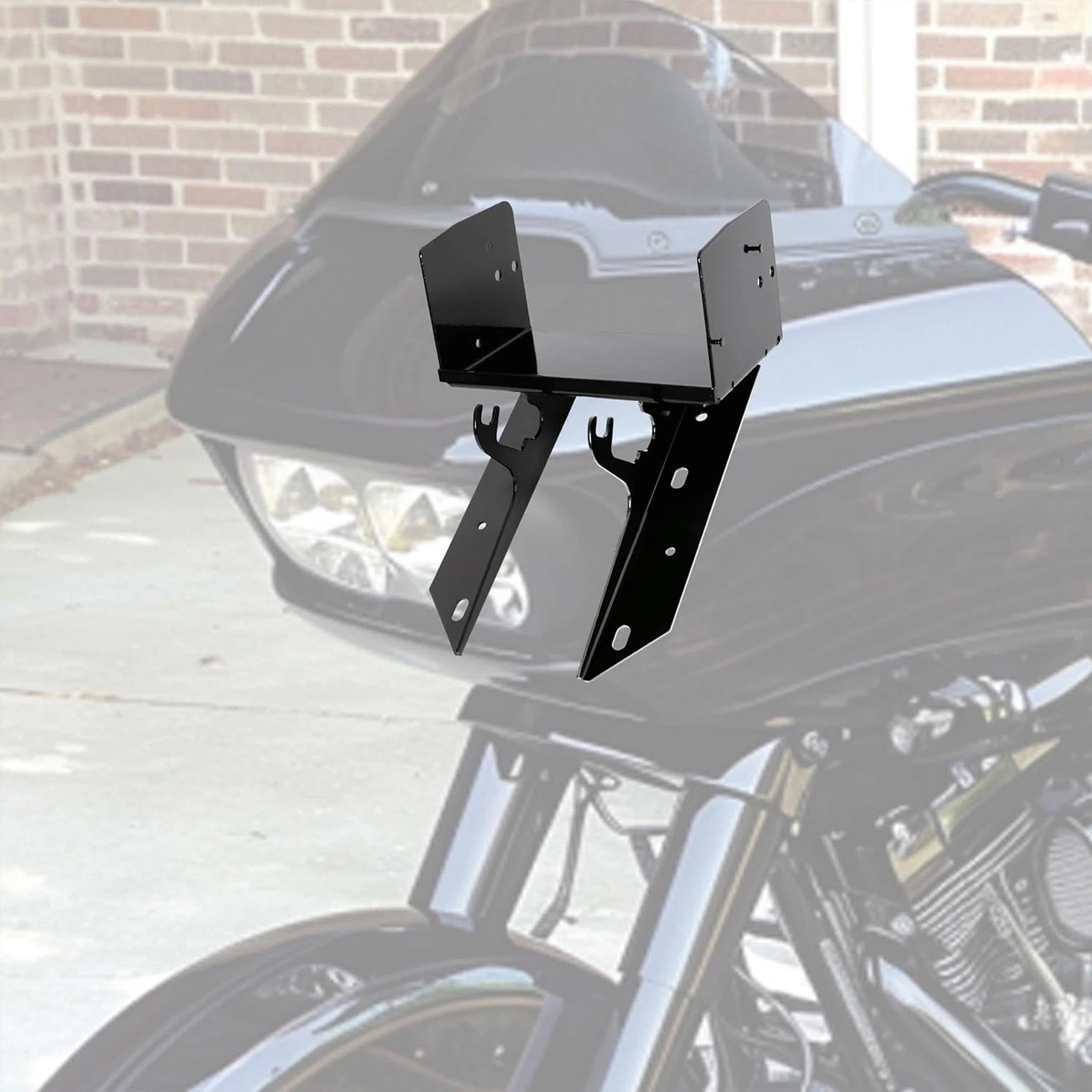 Front Fairing Radio Caddy Mount Bracket for Harley Road Glide FLTR FLTRX (1998–2013)