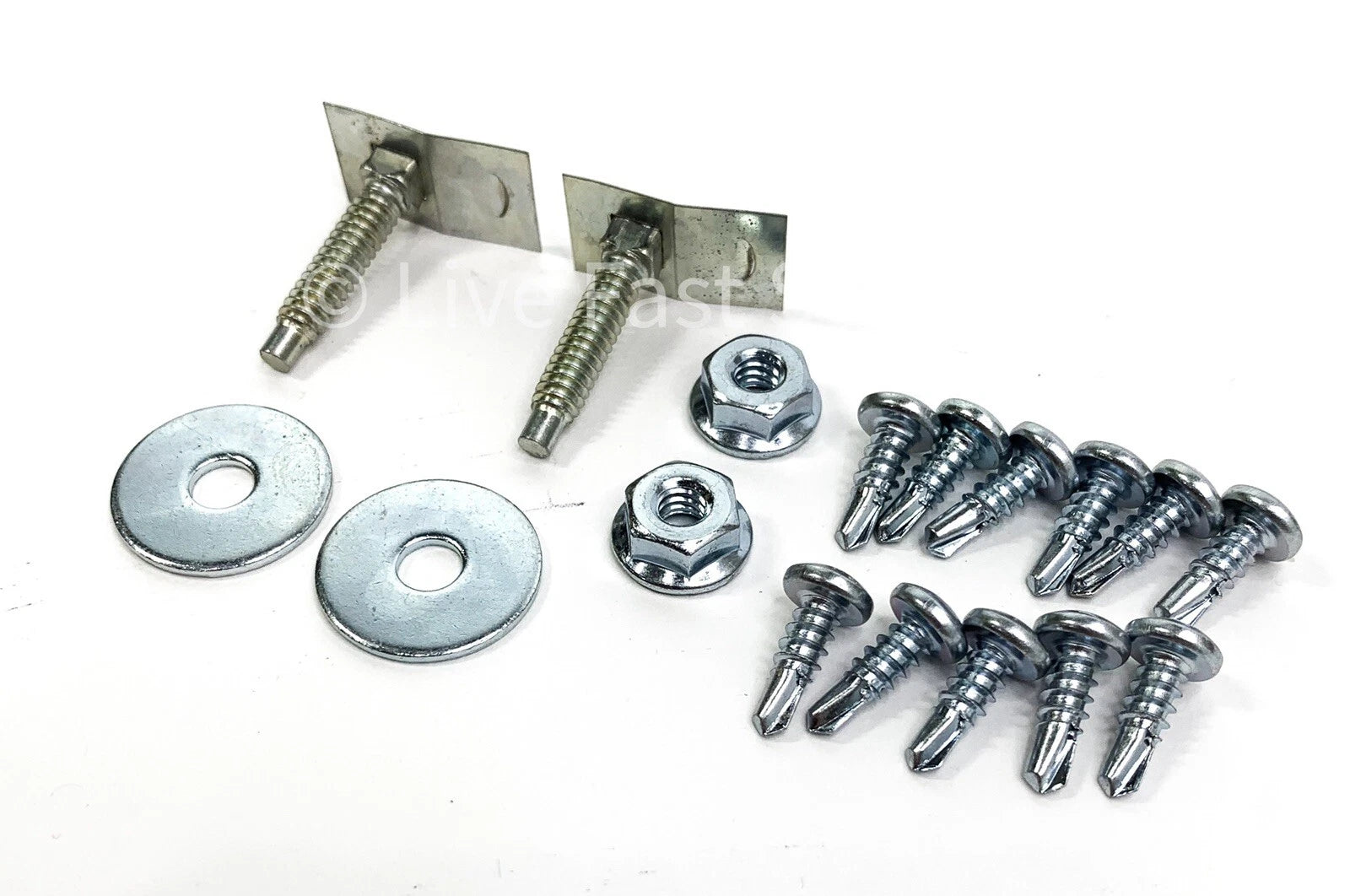 Rear Valance Hardware Kit Screws Nuts Washers for 1967–1968 Ford Mustang