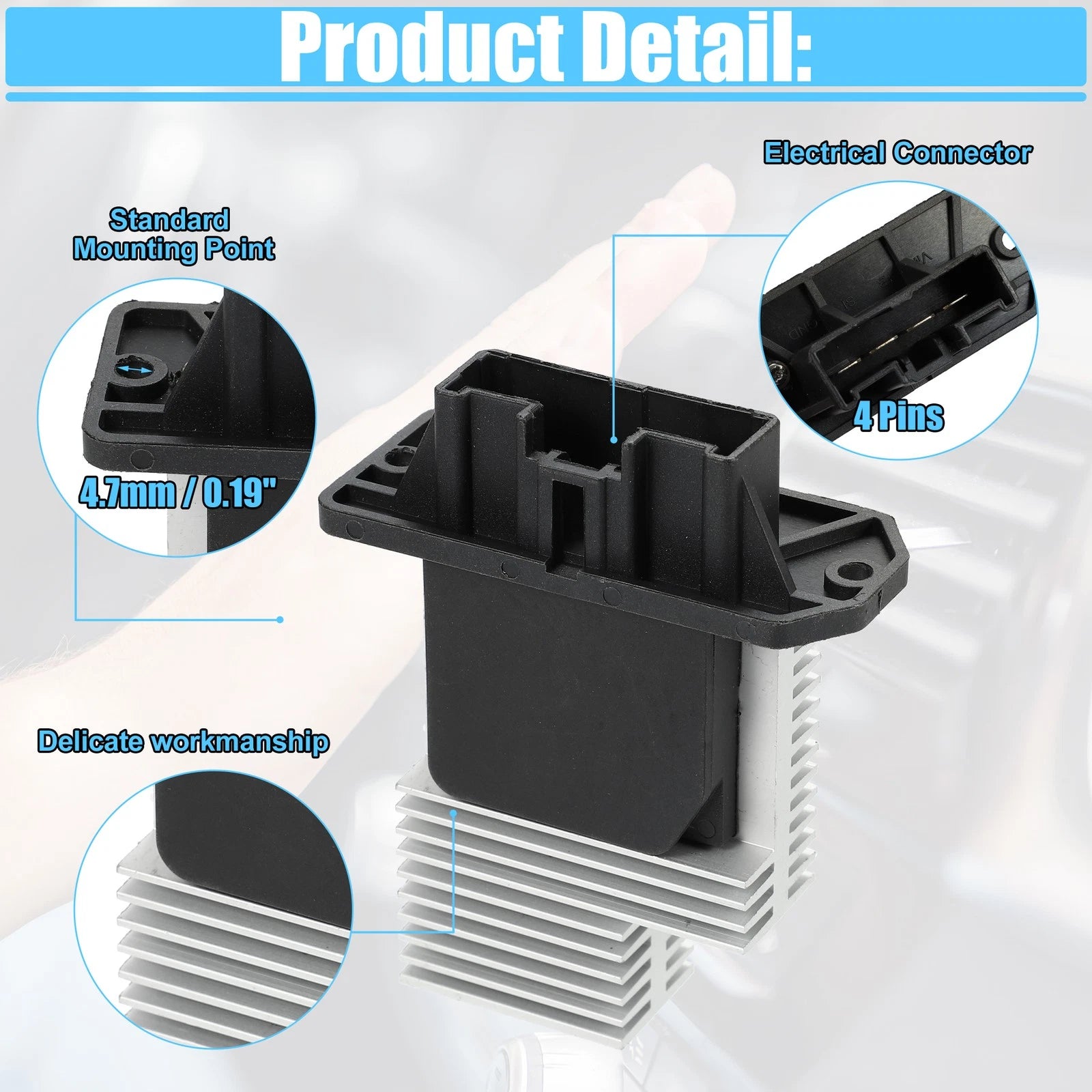 HVAC Blower Motor Resistor for Toyota 4Runner, Camry (2000–2006)
