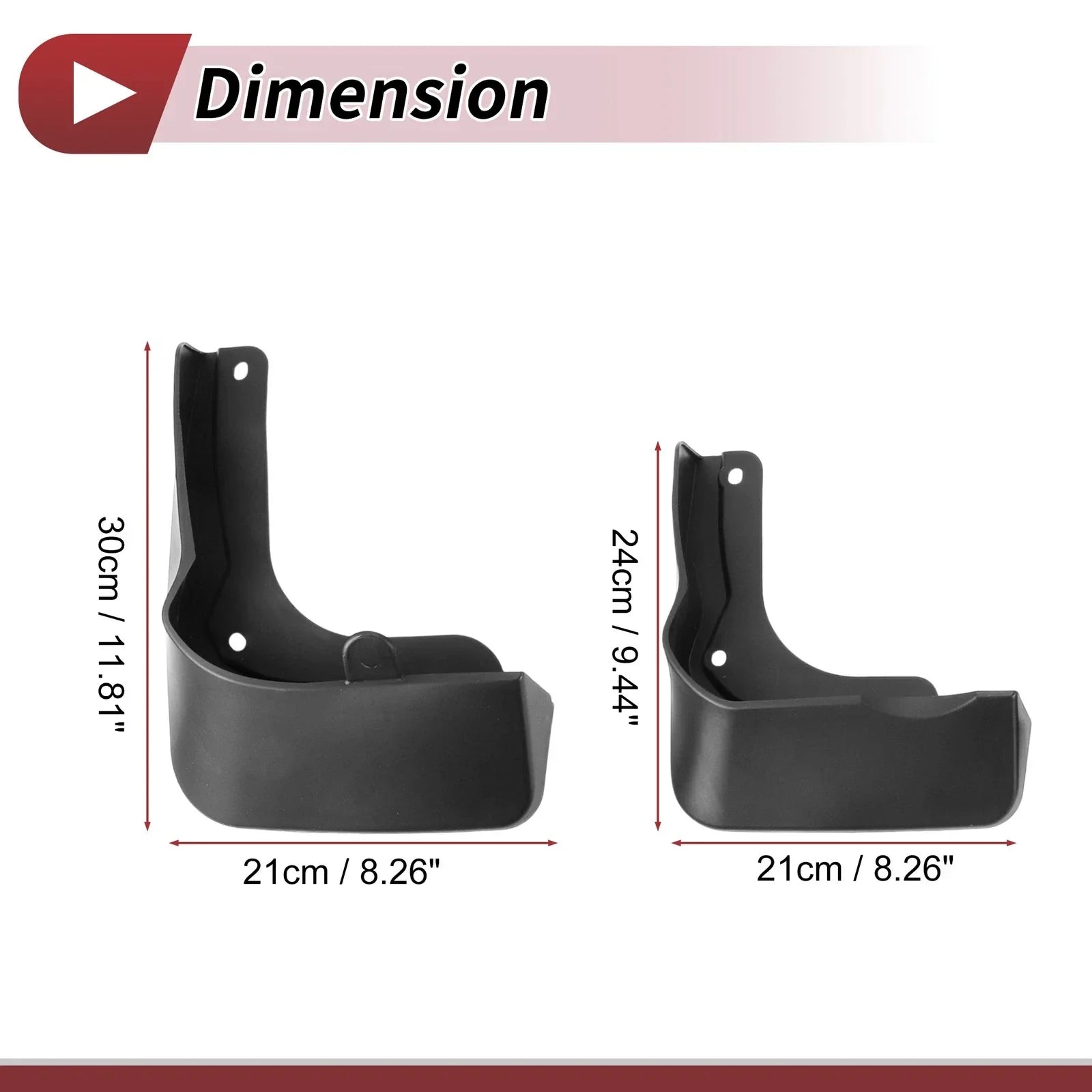 Mud Flaps Splash Guards Set for Hyundai Mufasa (2023)