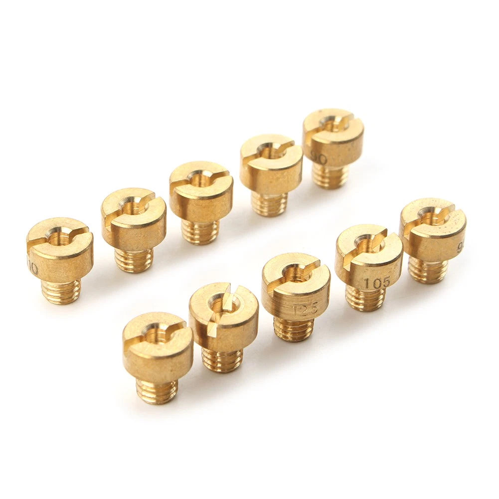 Set of 8 Main Jets for Mikuni VM22 VM24 VM26 VM30 Carburetor (125-200cc)