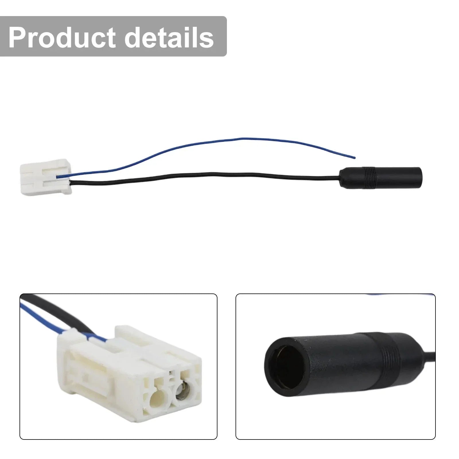 CD Tail Cable Radio Antenna Adapter for Toyota