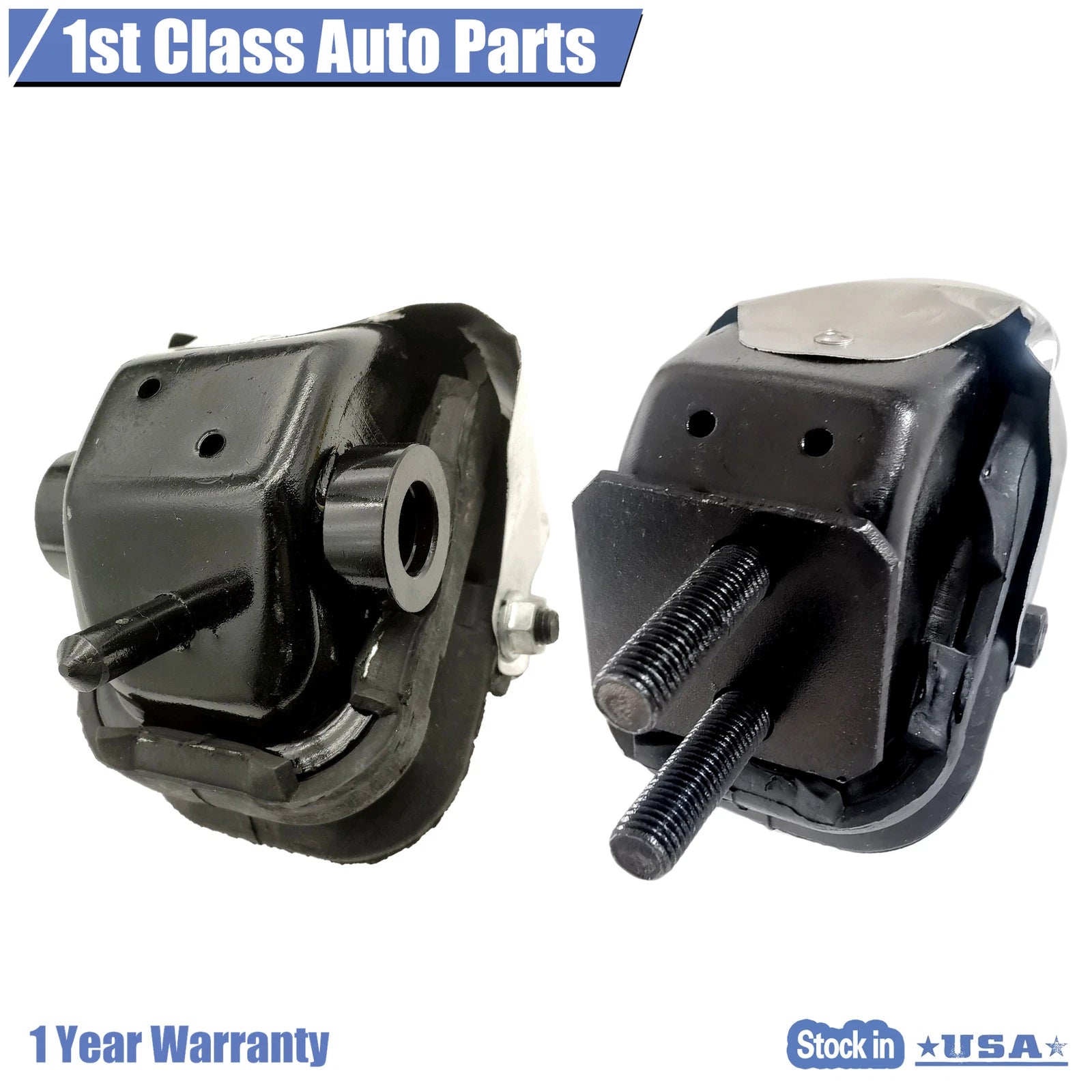Set of 2 Front Engine Mounts for Ford F-150 Lincoln Mark LT (2005-2008)
