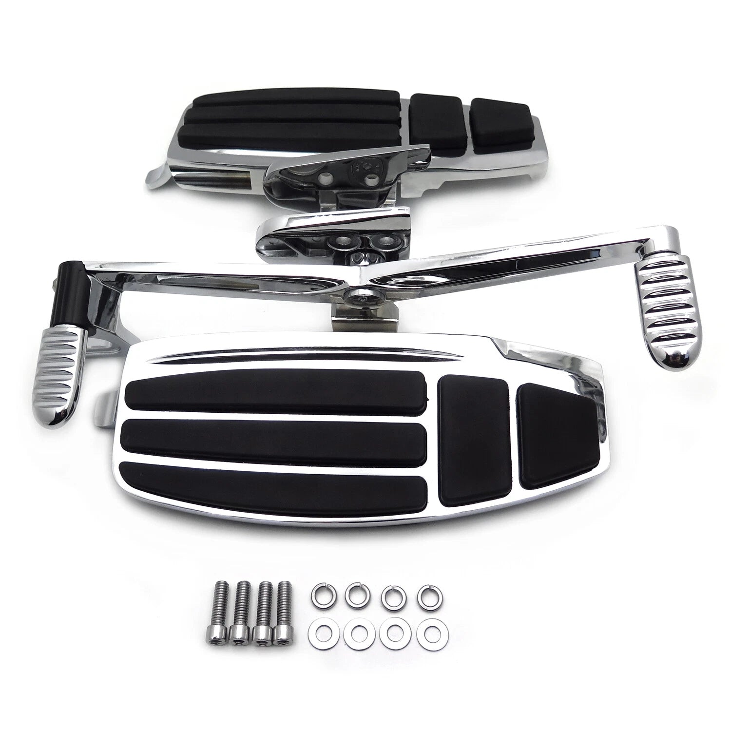 Chrome Front Driver Floorboard & Screws for Honda Goldwing GL1800 F6B (2001–2023)