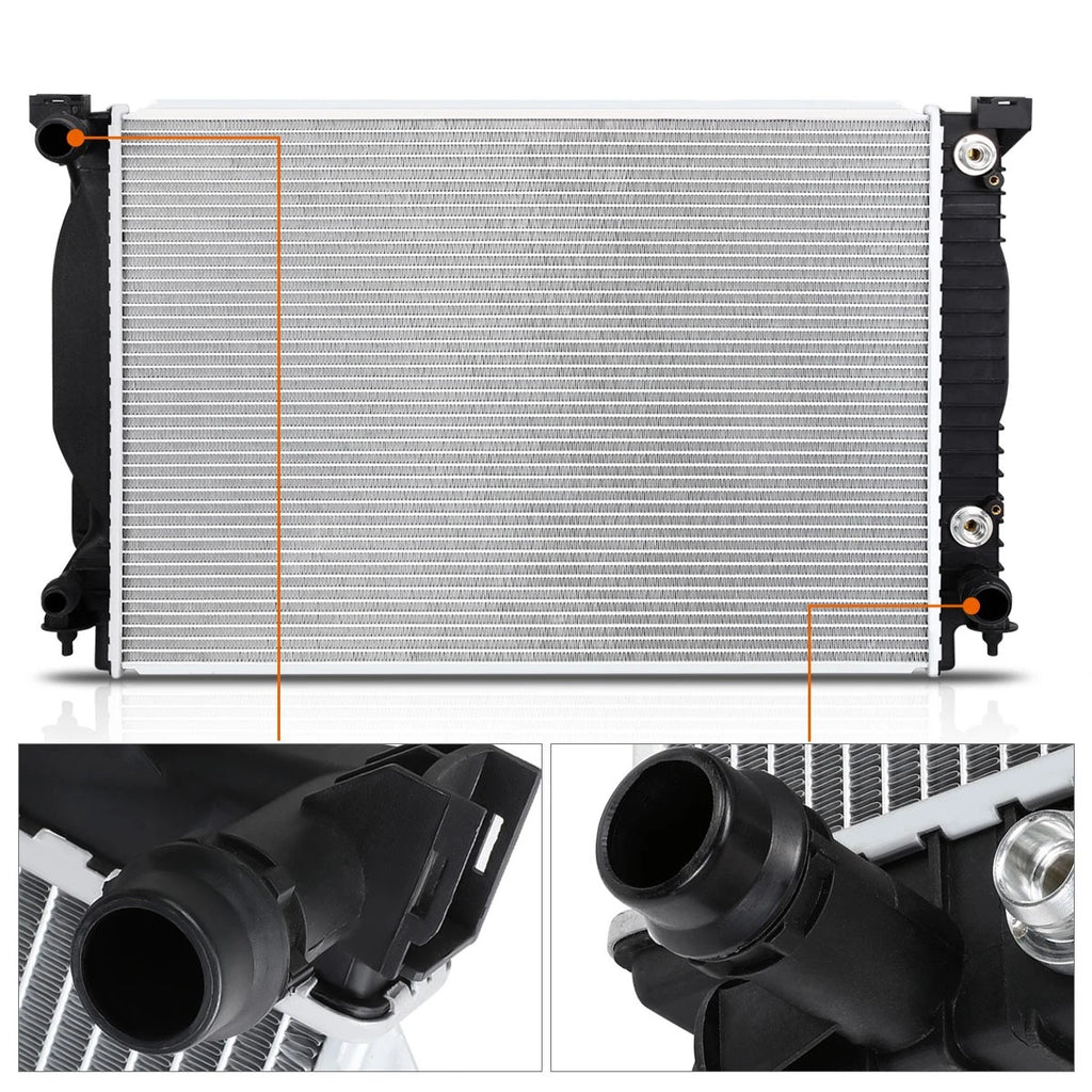 Aluminum OE Style Radiator for Audi A4/A6 Quattro 2002–2008 DPI-2590