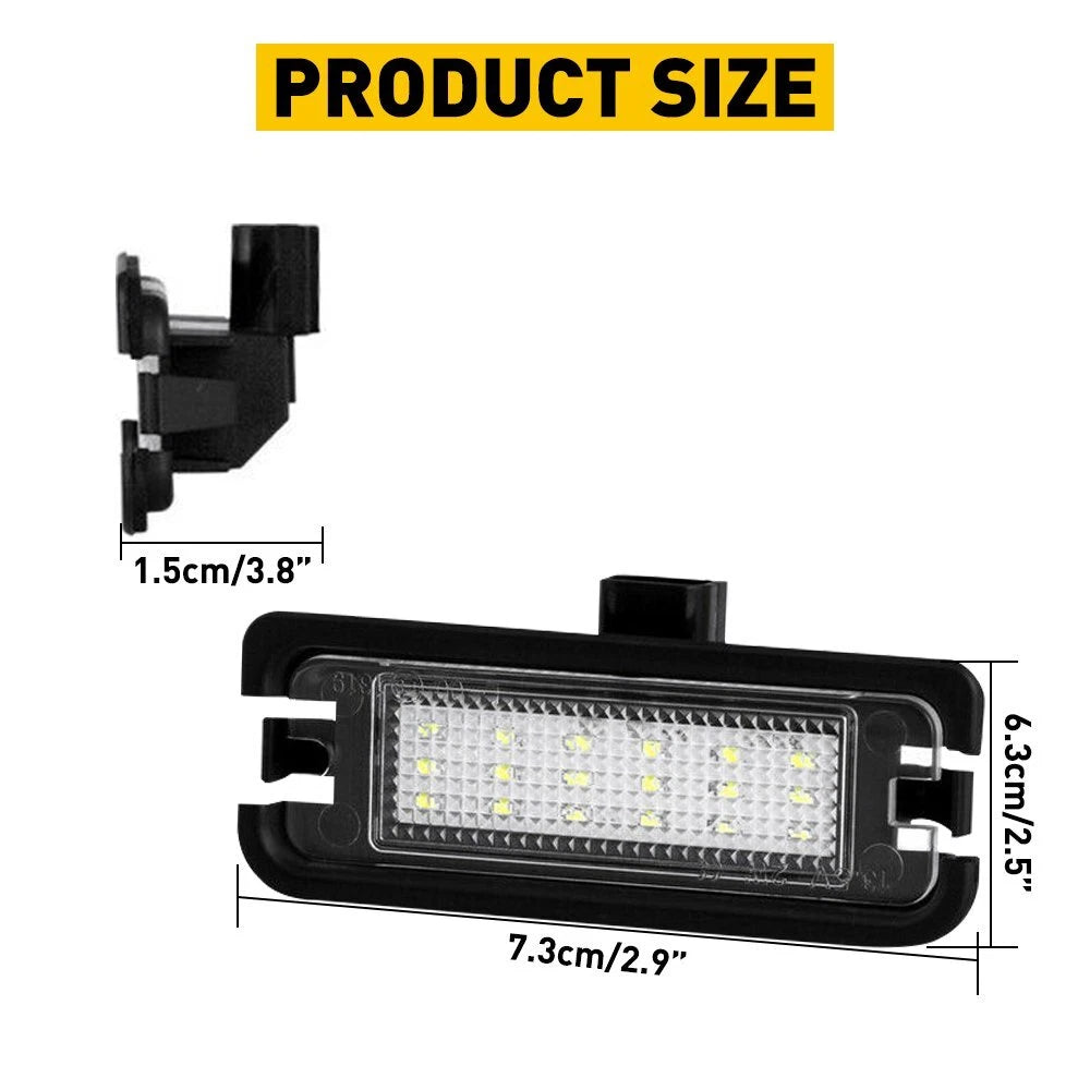White LED License Plate Light for Ford Mustang (2015-2021)