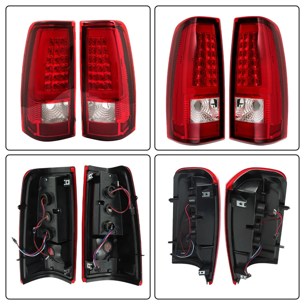 Set of 2 LED Tail Lights for Chevy Silverado 1500 2500 3500 (2003–2006)