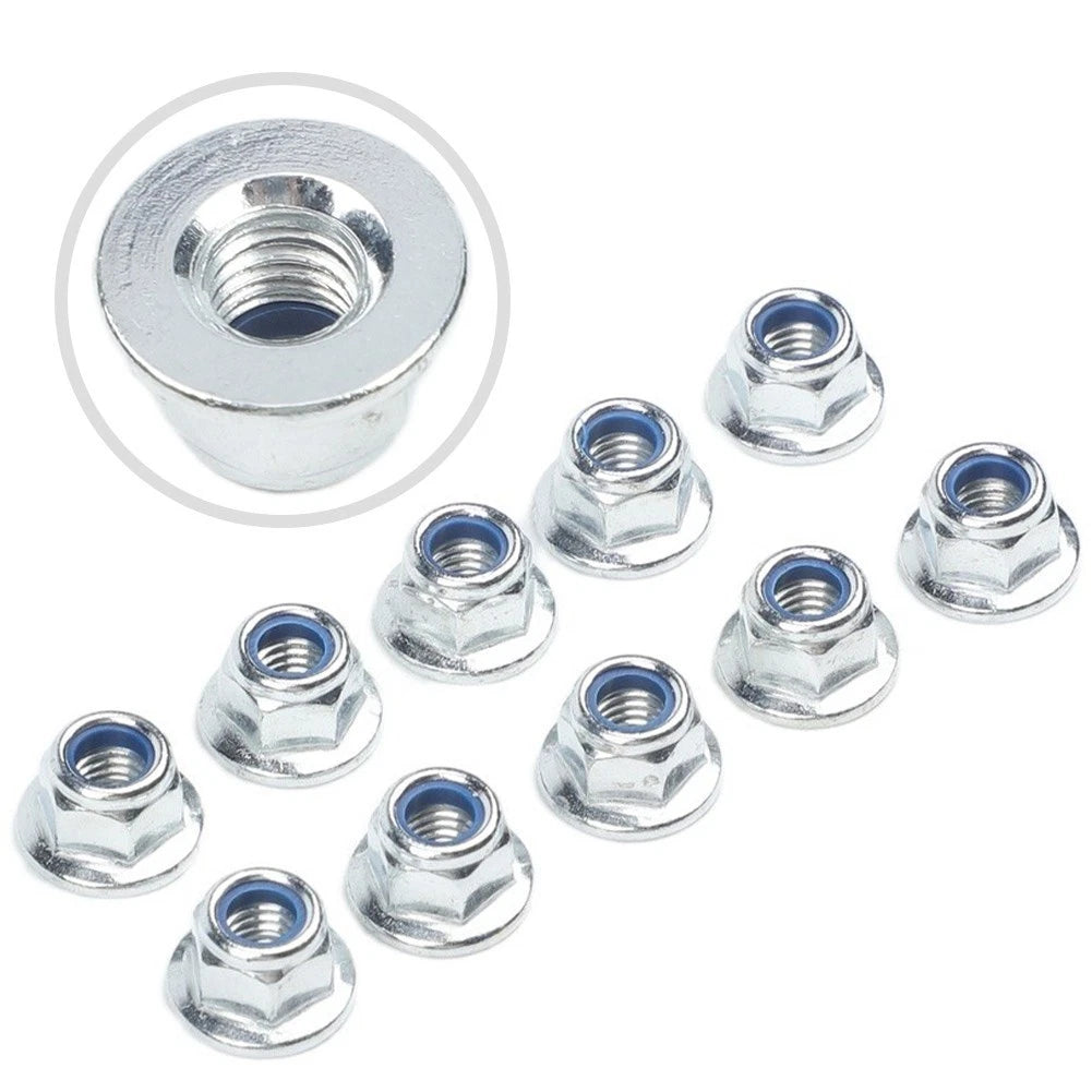 10x M5 Lawn Mower Nut for Outdoor & Garden