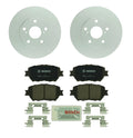 Set of 2 Bosch Front Vented Rotors & Ceramic Brake Pads for Toyota Lexus