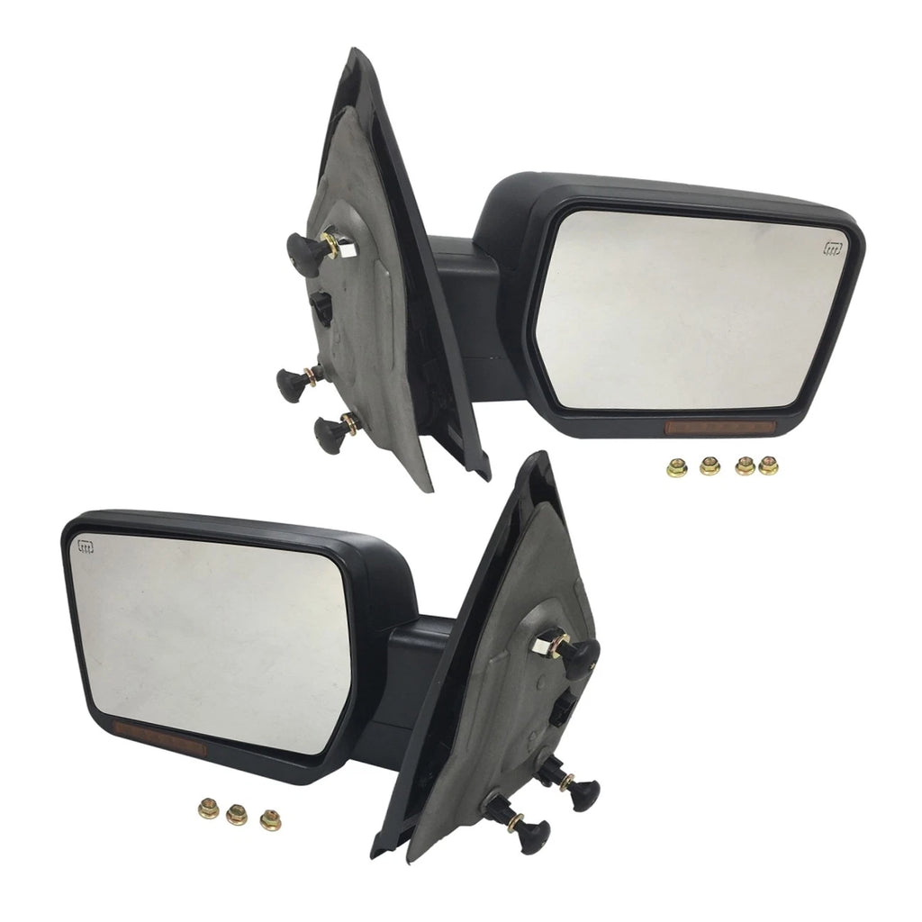 Set of 2 Power Heated Turn Signal Mirrors for Ford F-150 (2009–2010) 9L3Z17683CB