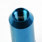 20PCS M12 X 1.5 Extended Aluminum Wheel Acorn Tuner Lug Nuts Cyan