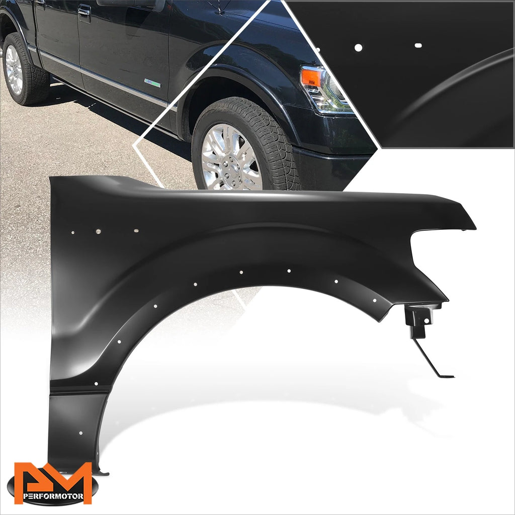 Front Right Fender Panel w/ Wheel Opening Moulding for Ford F-150 (2009–2014)