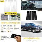 Pillar Posts Trim Cover for Ford F150 (2004–2014) Black