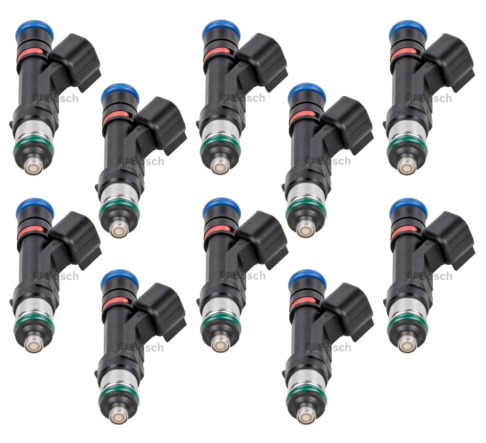 Set of 10 Bosch Fuel Injectors for Ford E-350 E-450 Super Duty (2000–2010)