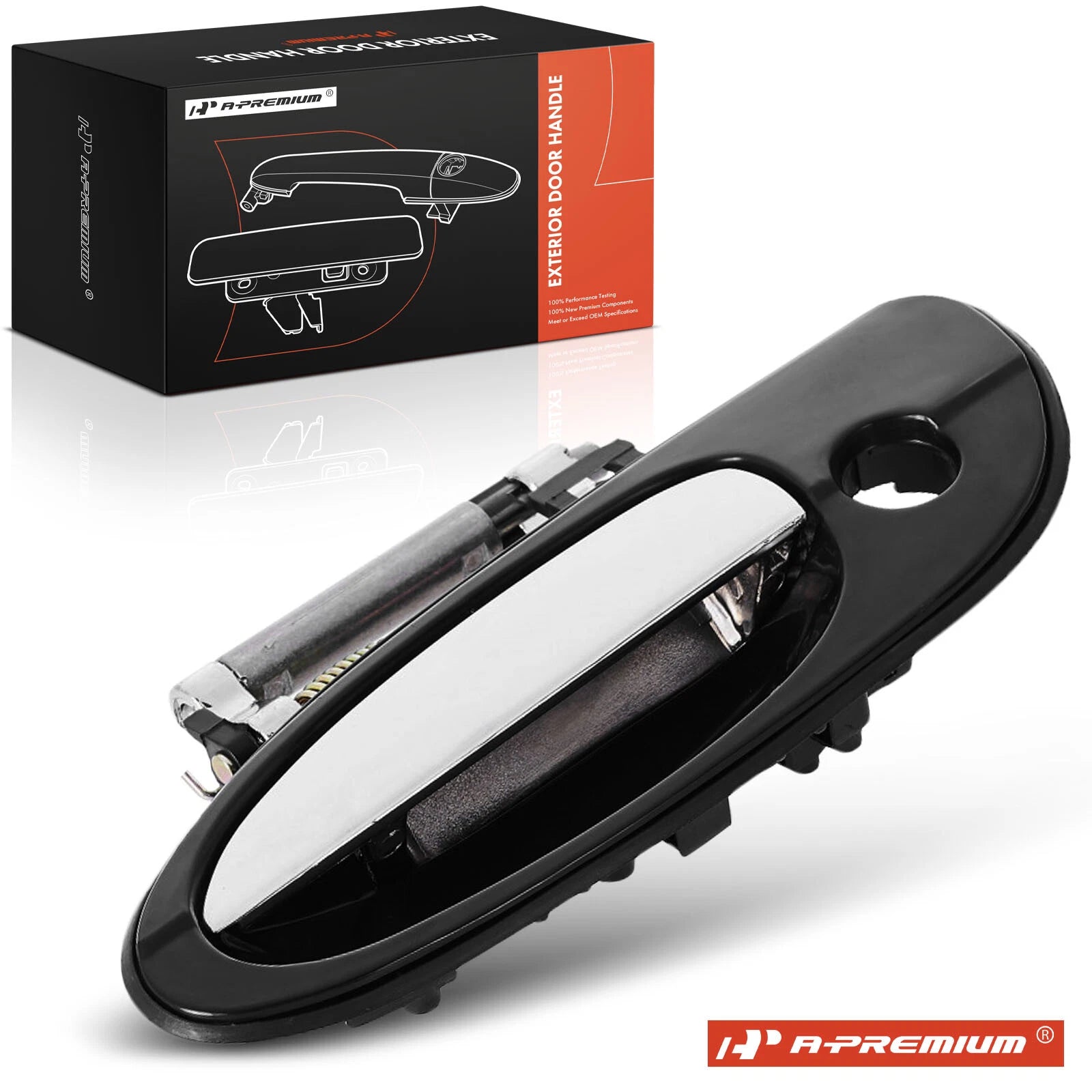 Chrome Exterior Door Handle with Keyhole for Nissan Maxima 