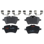 Set of 4 Disc Brake Pads for Mini Cooper (2002–2010)