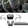 Steering Wheel Cover Trim 4x for Dodge Challenger (2015–2023)