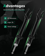 2X Front Suspension Shock Strut for Dodge Durango Jeep Grand Cherokee (2011–2015)