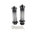 CNC Spikes 1'' Motorcycle Hand Grips for Harley Touring Dyna Softail
