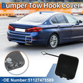 Tow Hook Cover Rear Car Bumper for BMW 530i 530e 540i M5 Black