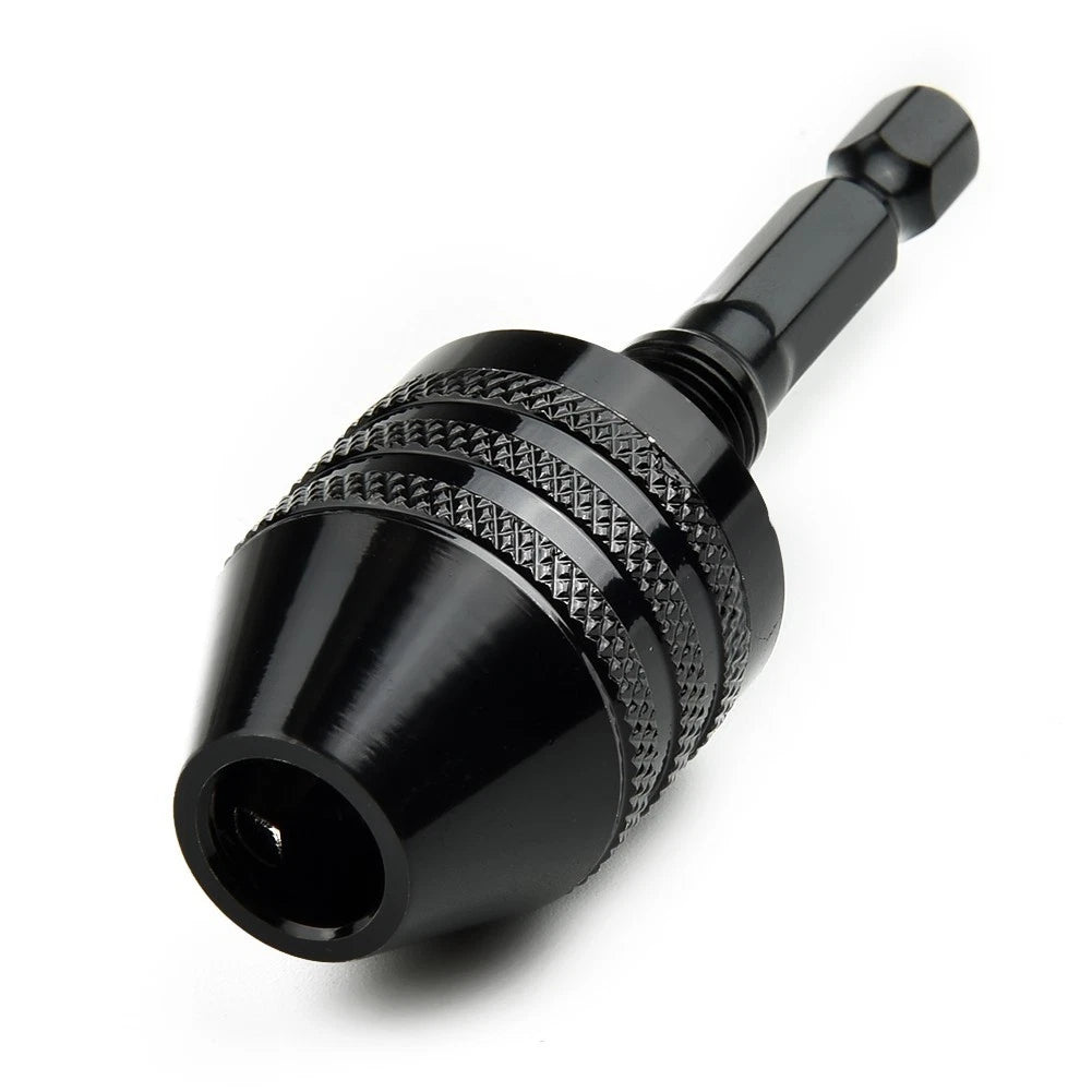 1/4 Keyless Chuck Conversion Adapter for Drill Bit Quick Change Driver