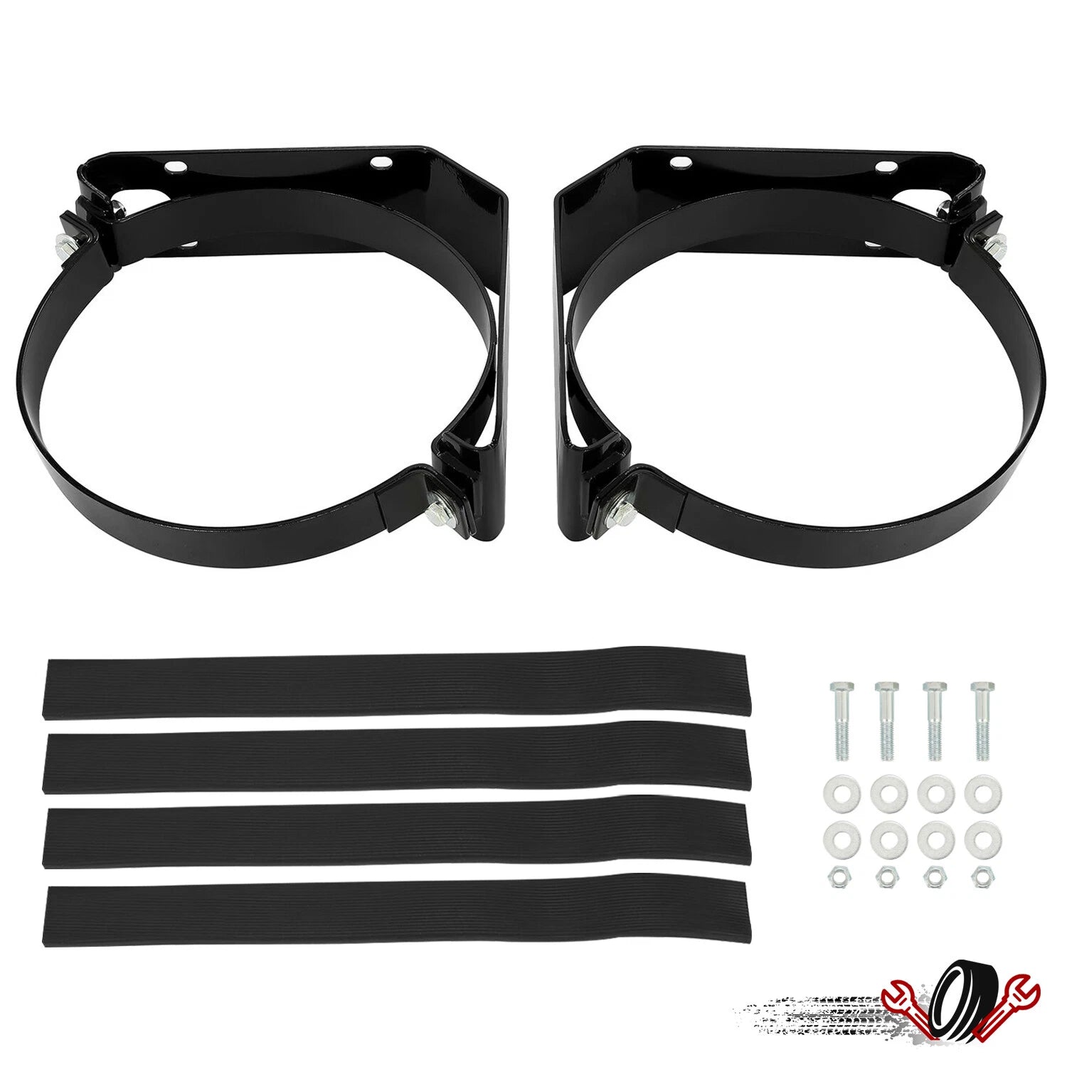 Fuel Tank Bracket Strap for Universal 100lb Propane (15.3") Heavy Duty Steel