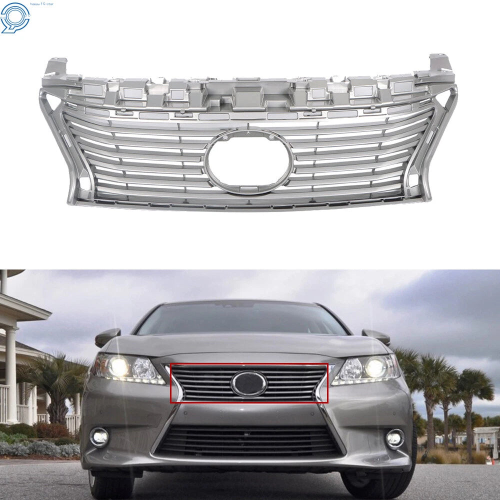 Front Upper Bumper Grille for Lexus ES350 ES300h (2013–2015) LX1200146 Silver