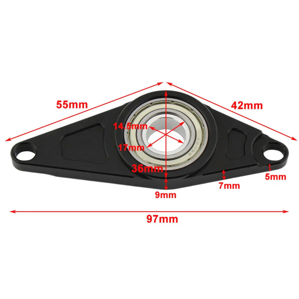Red Gear Shift Stabilizer Bracket for Suzuki GIXXER 250 V-Strom (22-24)