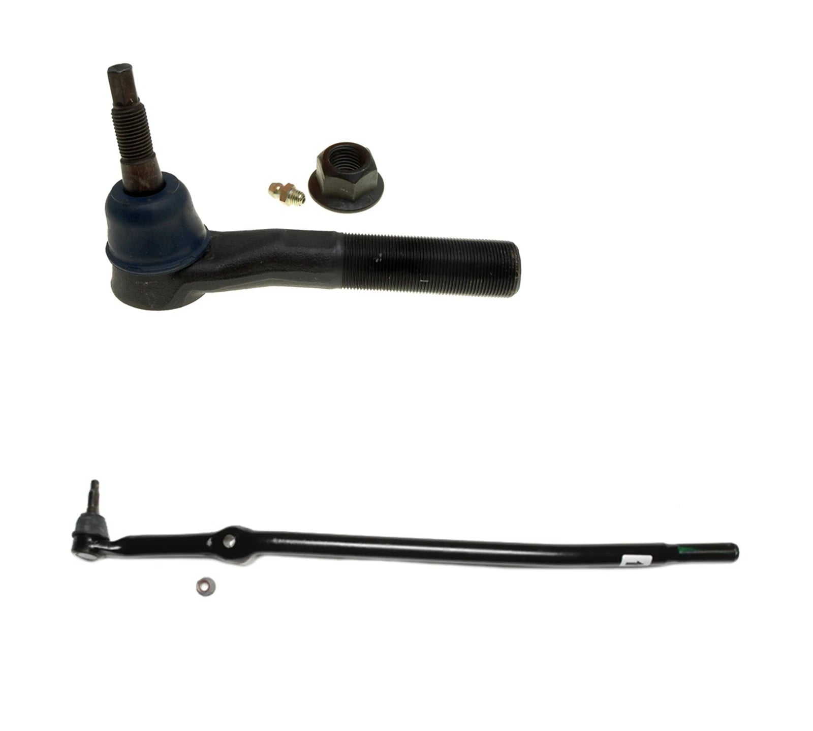 Set of 2 Outer Steering Tie Rod Ends for Dodge Ram 3500 (RWD)