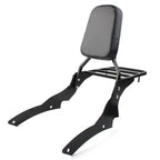 Backrest Sissy Bar Luggage Rack for Yamaha Dragstar V-Star 650 400 (96-11)