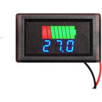 Waterproof LED Battery Voltage Meter for Electric Motorcycle and Bike (2010–2023)
