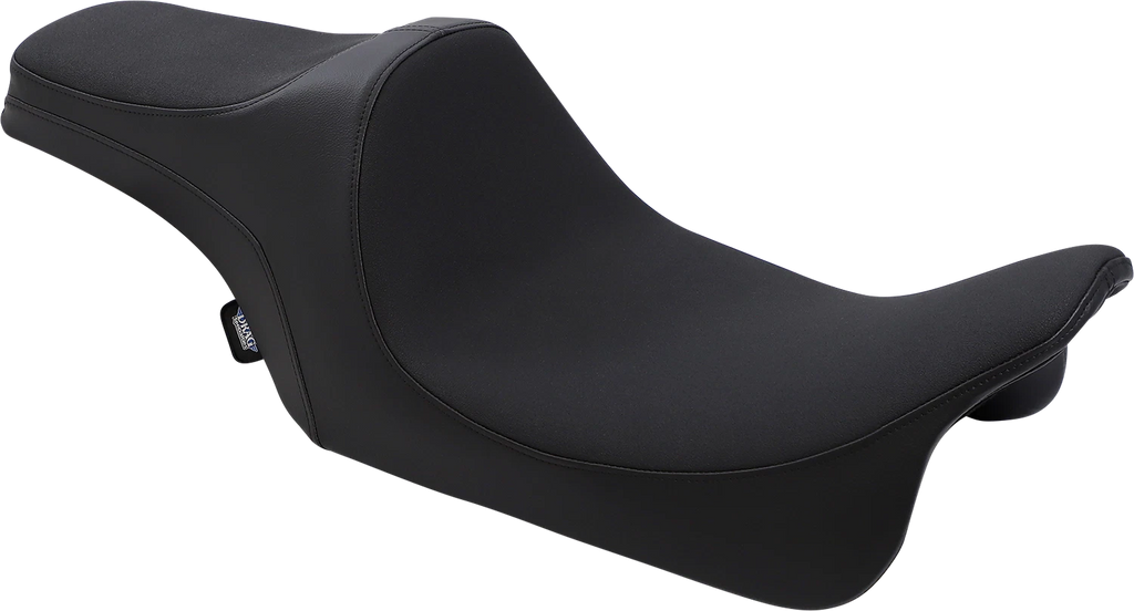 Predator III Slip Stop Seat for Harley FL (Smooth, Black)