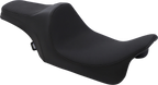 Predator III Slip Stop Seat for Harley FL (Smooth, Black)