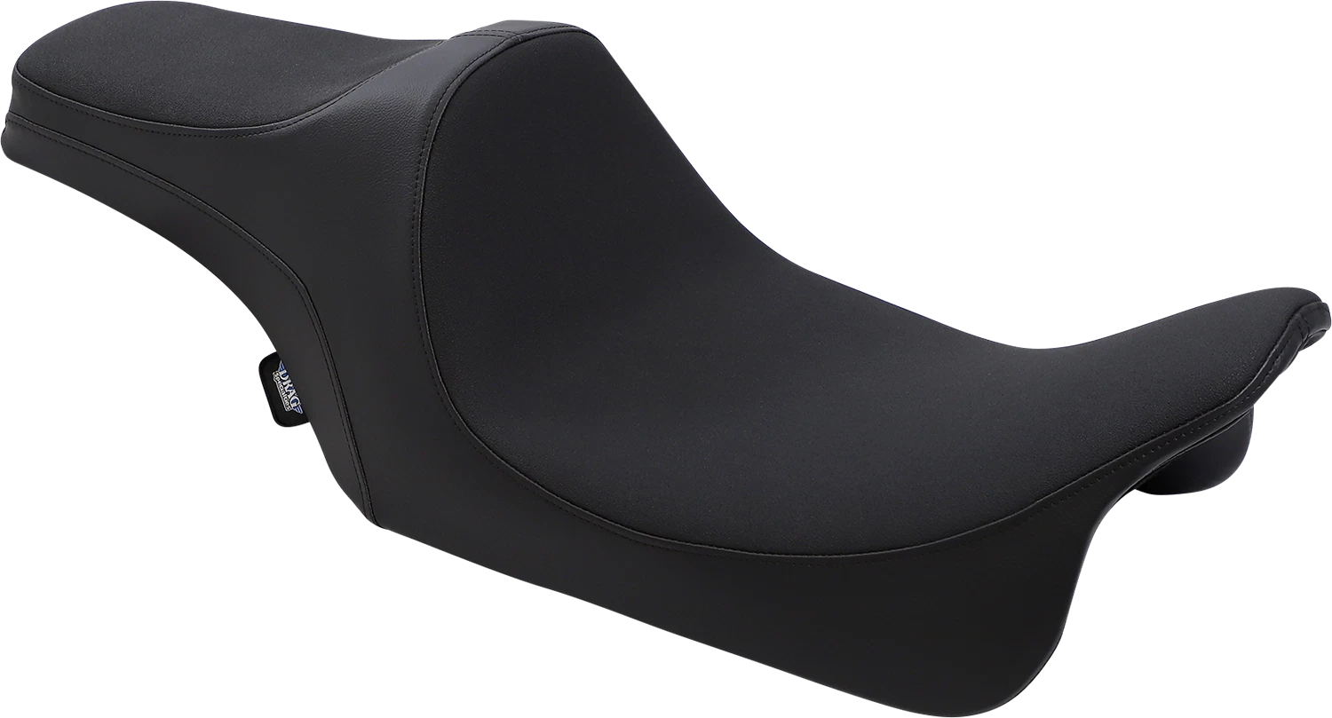 Predator III Slip Stop Seat for Harley FL (Smooth, Black)