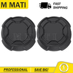 2 Rear Wheel Matte Black Rim Caps 1524066-458 for Polaris Ranger SP 570 (2022–2025)
