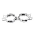 Pair Turn Signal Light Mount Bracket for Motorcycle Front Fork (42-51MM)