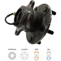 Wheel Hubs for Suzuki SX4 (2007–2013) Rear Left & Right with Bearing & Sensor