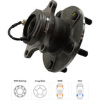 Wheel Hubs for Suzuki SX4 (2007–2013) Rear Left & Right with Bearing & Sensor