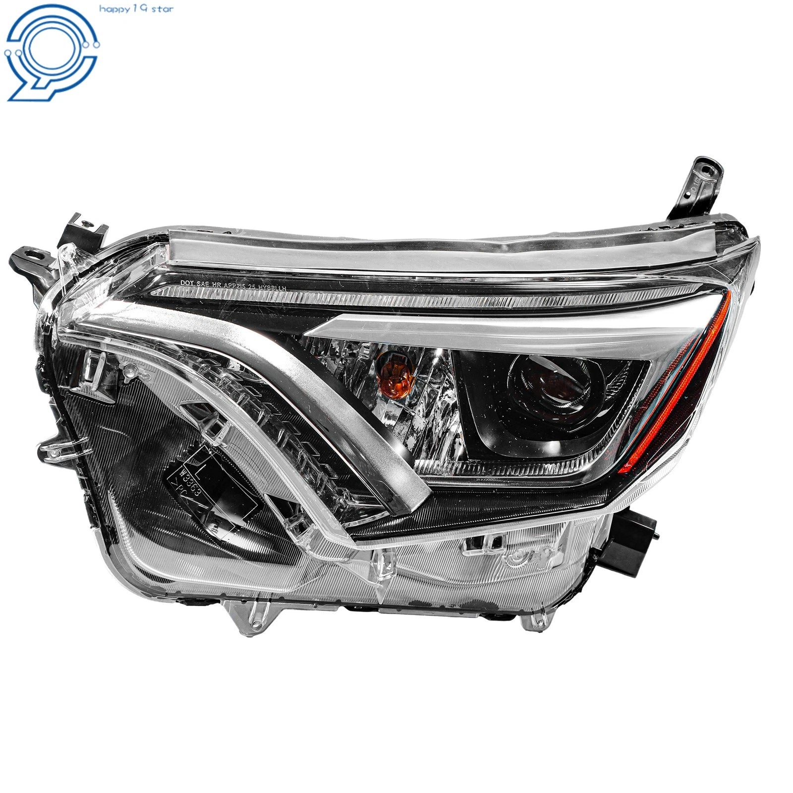 Set of 2 LED Headlights for Toyota RAV4 (2016-2018)