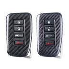 Carbon Fiber Remote Key Shell Cover Case for Lexus (2014–2017)