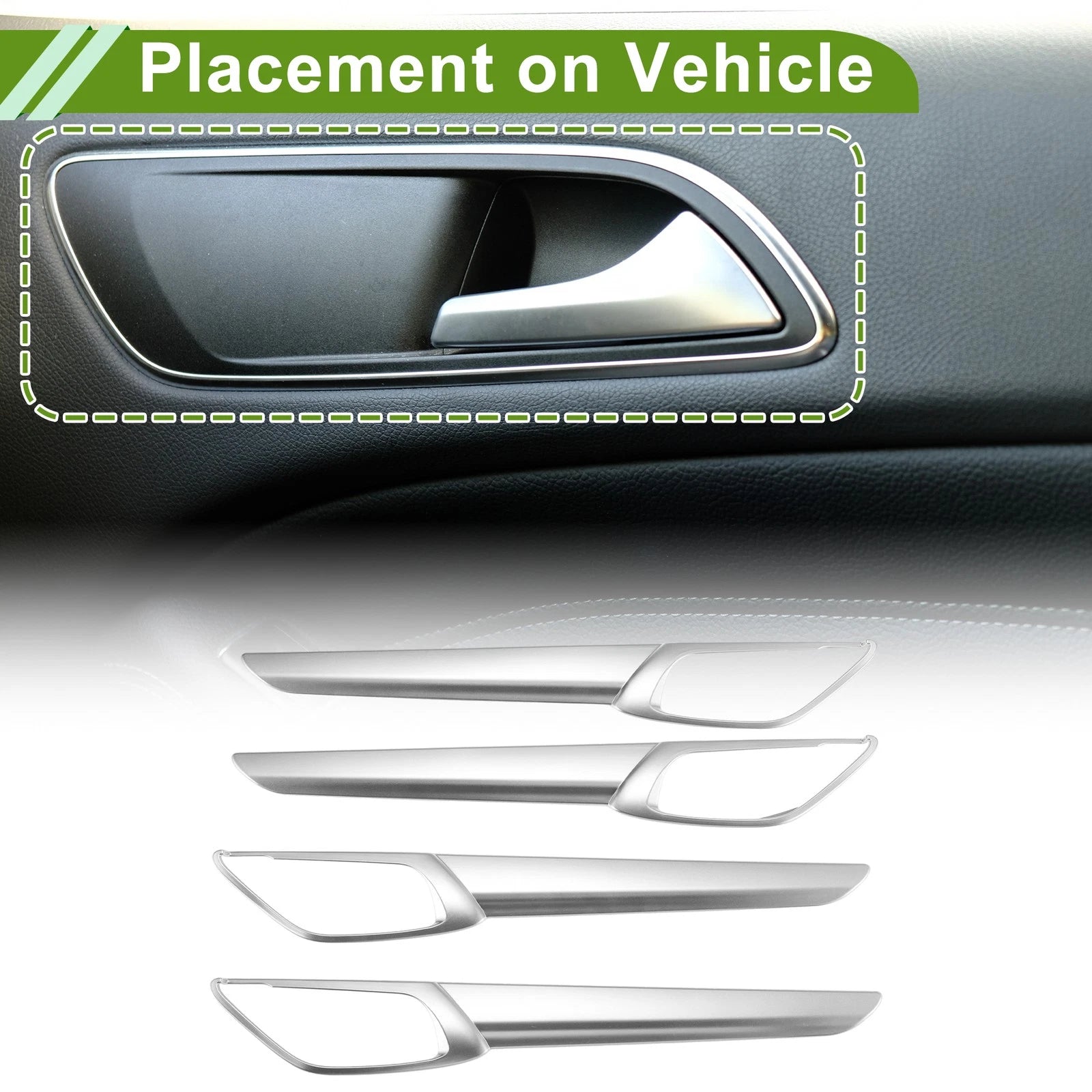 Set of 1 Interior Door Handle Bowl Cover Trim for Mazda CX-5 (2017–2023)
