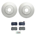 Hella Front Rotors & Bosch QuietCast Disc Brake Pads Kit for W140 CL500 (1992–1999)