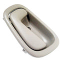 Replacement Gray Driver Side Front Inner Door Handle w/o Keyhole
