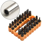 33pcs Hex Shank Screwdriver Bits Set for Automotive Tools (Professional)