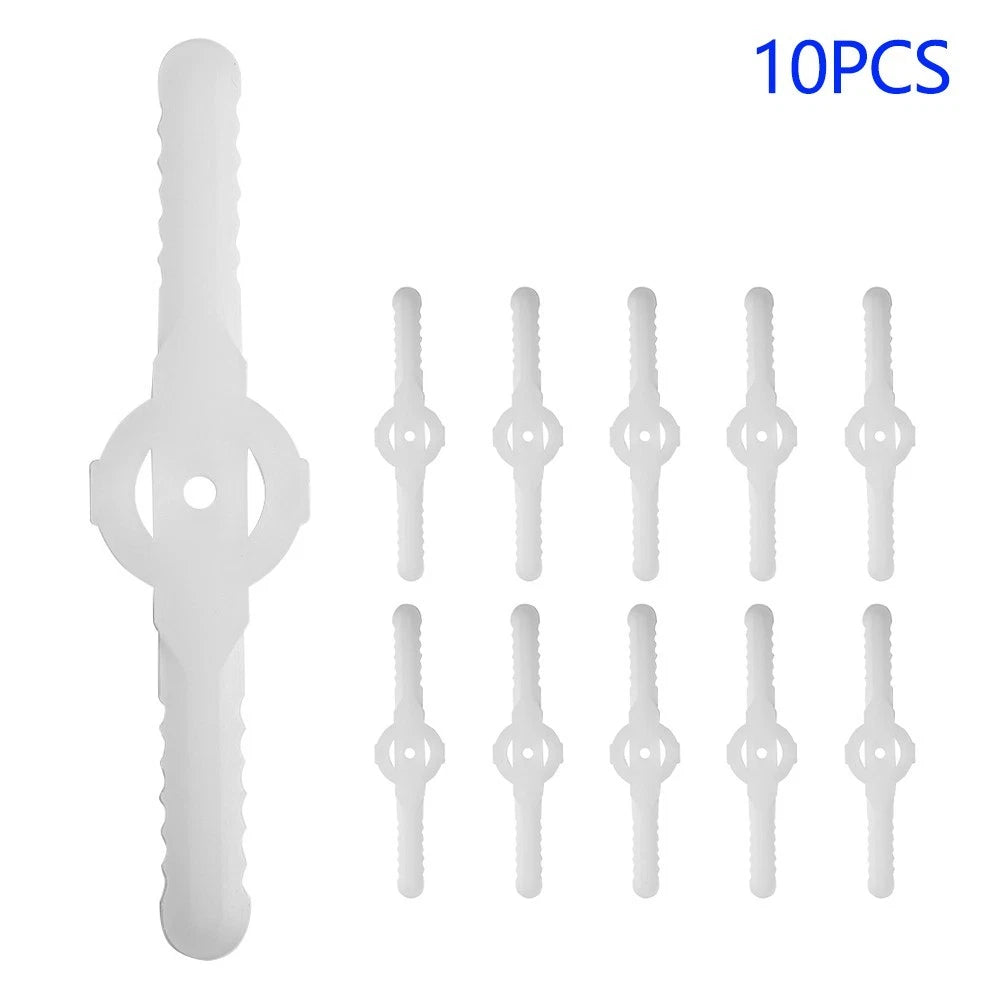 10x Plastic Blade Set for Electric Lawn Mower