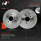Front Disc Brake Rotors & Ceramic Pads for Chevy HHR (2006-2011)