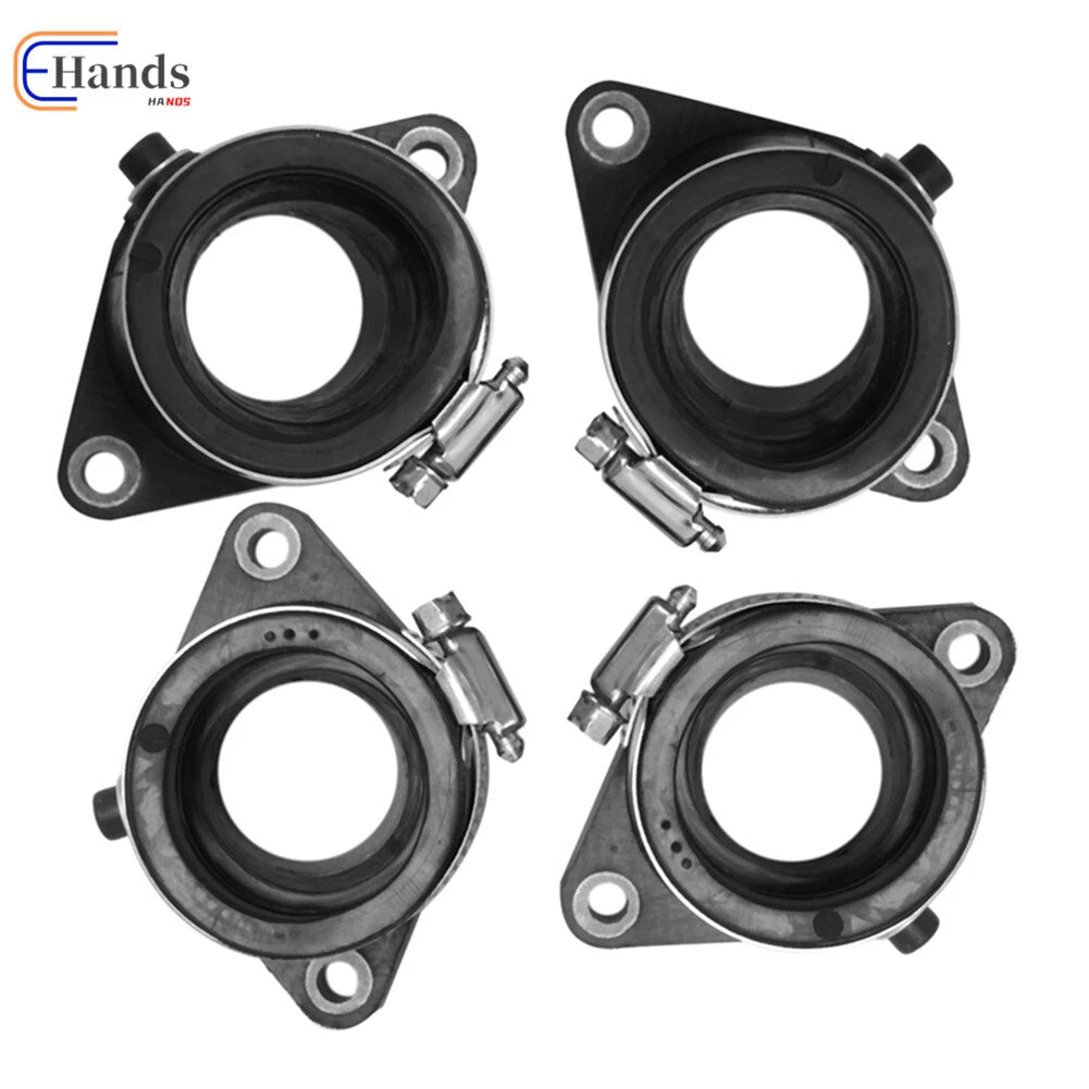 4PCS Intake Manifold Carb Boot for Suzuki GS550 GS550E GS550T (1980–1982)