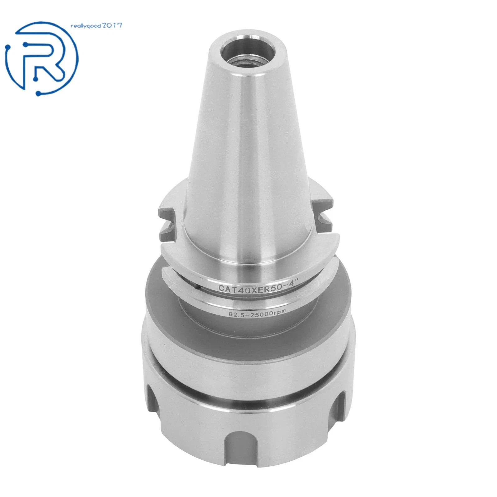 4" Precision CAT40 ER50 Collet Chuck for CNC Machines (Balanced to G2.5)