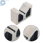 Pair of Cast Iron V-Blocks for Precision Machining (4" x 1-5/8" x 2-5/8")